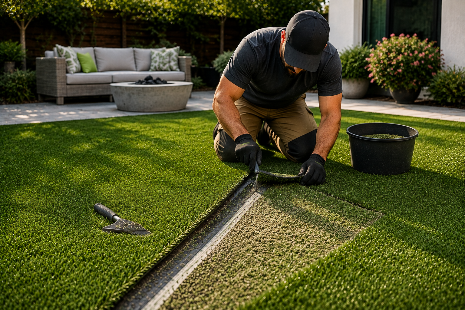 Artificial turf repair in Los Gatos