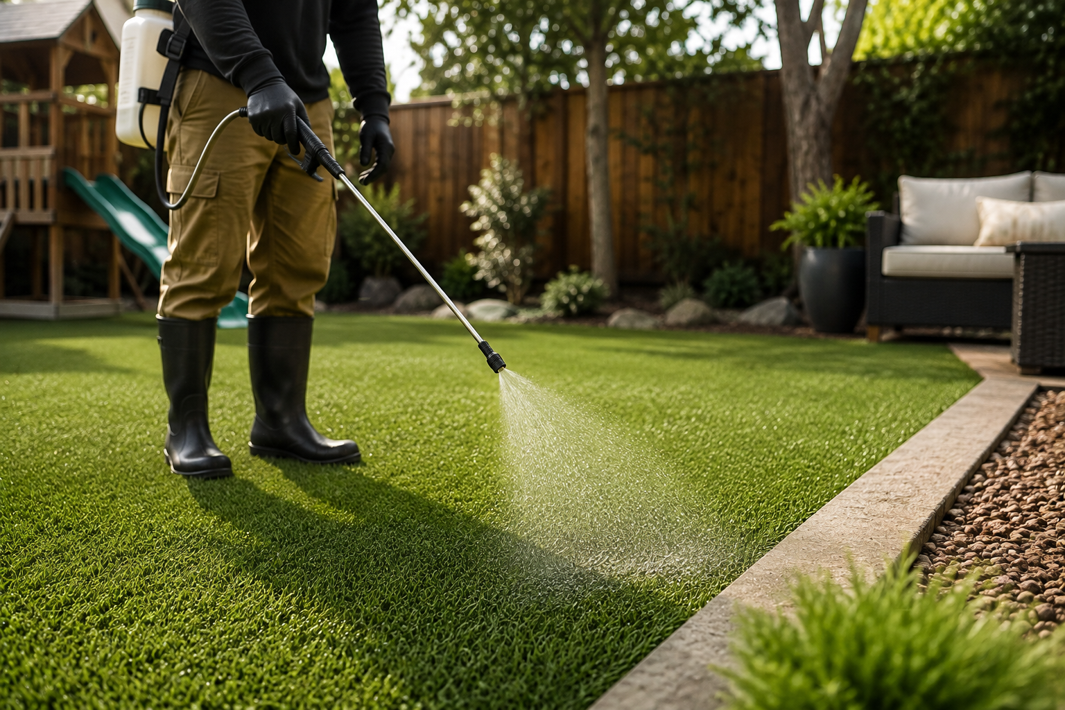 Artificial Turf Sanitizing in Los Gatos, CA