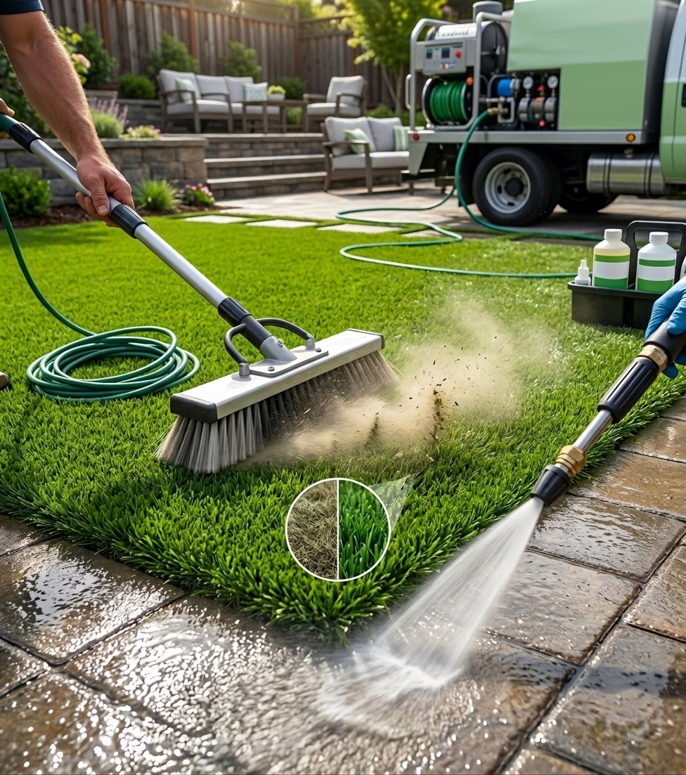 Artificial turf care tips for professional cleaning in Los Gatos